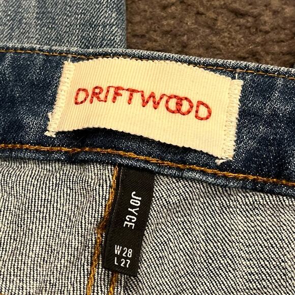 Free People Driftwood Joyce Butterfly Distressed Jeans - Picture 3 of 5